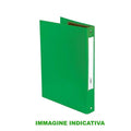 Cartella 4 anelli h&h 26x34cm verde