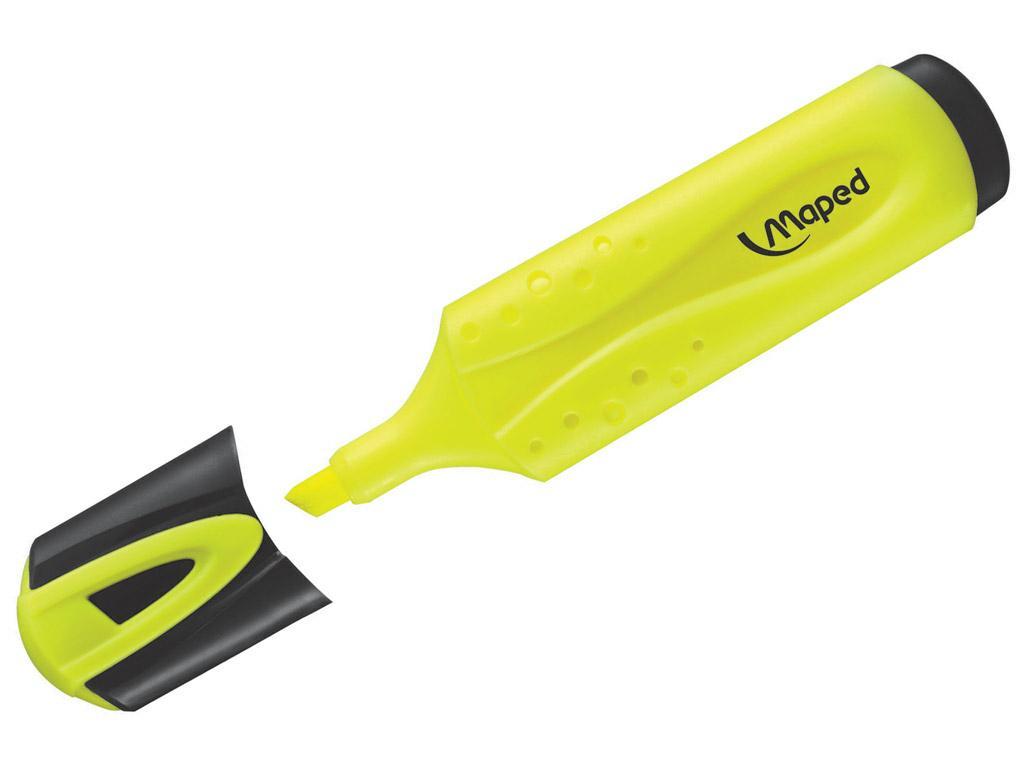 Evidenziatori maped giallo cf.12