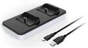 Caricabatterie raptor per controller ps5 dual charger