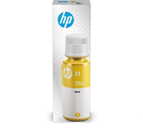 Hp flacone inchiostro n.31 giallo 70ml smart tank 7305 7605