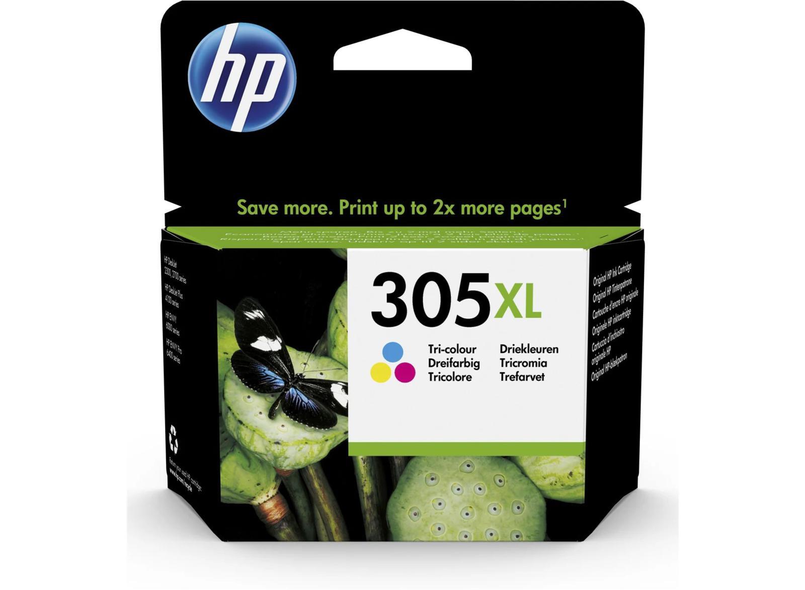Hp cartuccia ink n.305 xl colore
