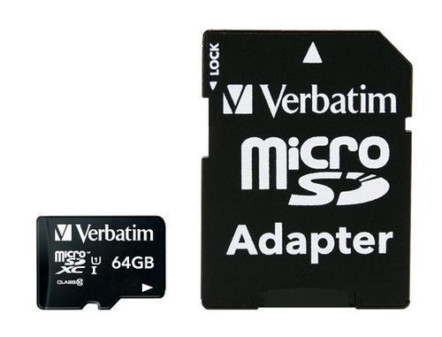 Micro sd verbatim 64gb classe 10
