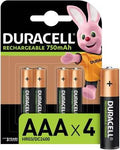 Duracell rechargeable hr3/dx2400 aaa 750mah