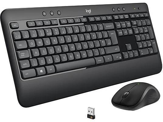 Kit tastiera e mouse logitech wireless mk540 advanced black