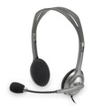 Logitech headset h110 silver 3.5mm