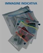 Busta pp e rete con zip31x41 cm col.verde