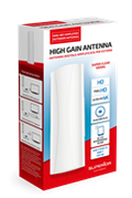 Antenna amplificata superior per esterni extra gain supnao001