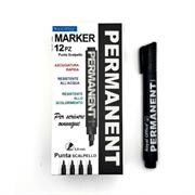 Royal marker permanent punta scalpello conf.12pz black