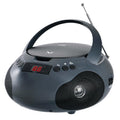 Lettore cd portatile majestic radio fm stesso aux in. 102164 bk
