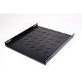 Mensola fissa mach power prof. 350mm 1u 4punti x rack 19" nero