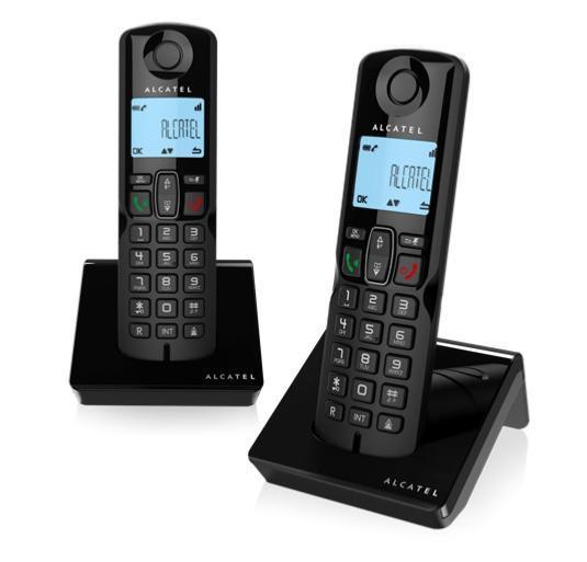 Cordless alcatel s280 duo black vivavoce