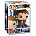 Action figures funko pop! ritorno al futuro marty con smanicato