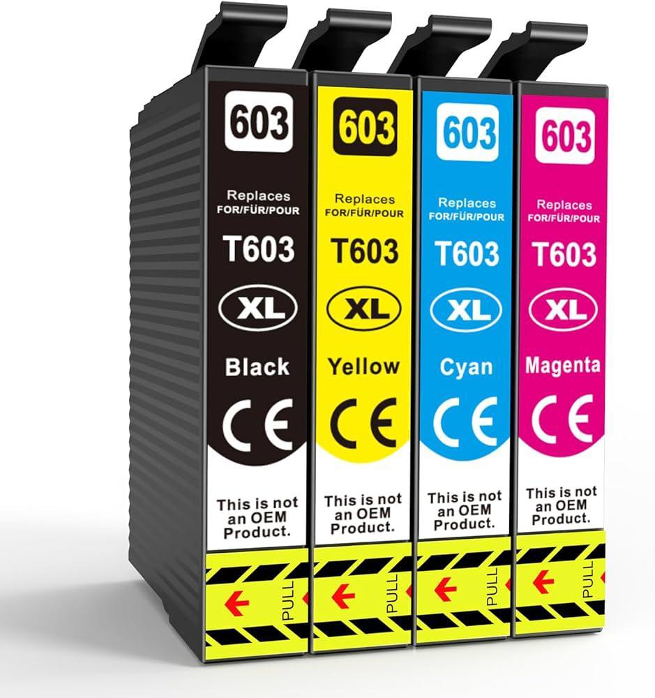 For use in epson t03a440 wf2810 603 yellow
