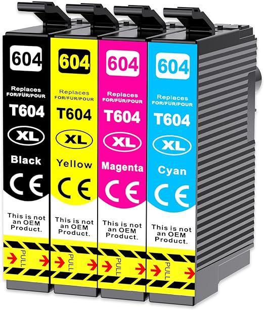For use in epson t10h140 xp2205 wf2910/2930/2935 604 black