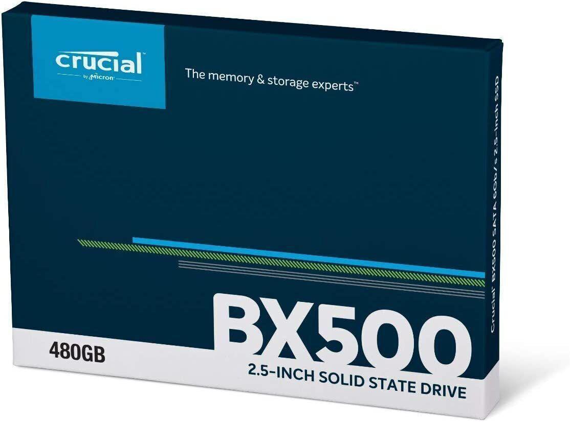 Ssd crucial bx500 3d nand 500gb 2,5" sataiii