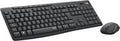 Kit tastiera e mouse wireless logitech  mk295 silent combo graph