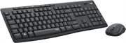Kit tastiera e mouse wireless logitech  mk295 silent combo graph