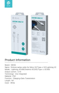Devia cavo lightning apple 5v 2.1a 1mt white
