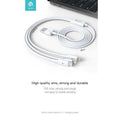 Devia cavo 3 in 1 da usb a micro - type c - lightning 1.2m