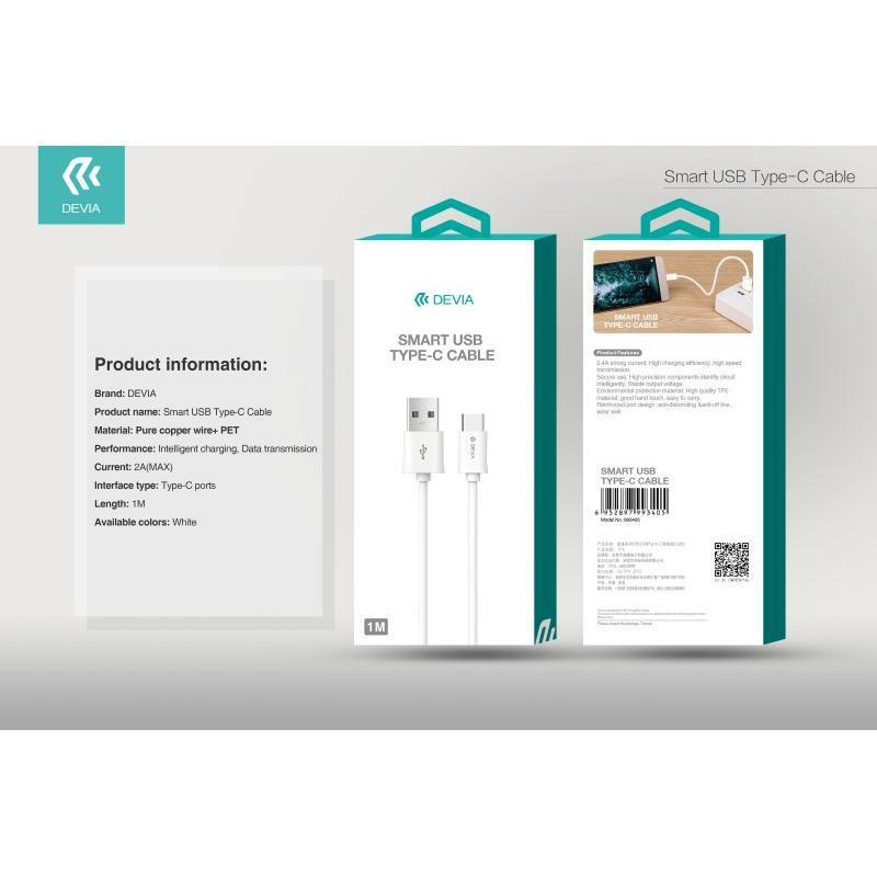 Devia cavo smart usb - type-c 1mt