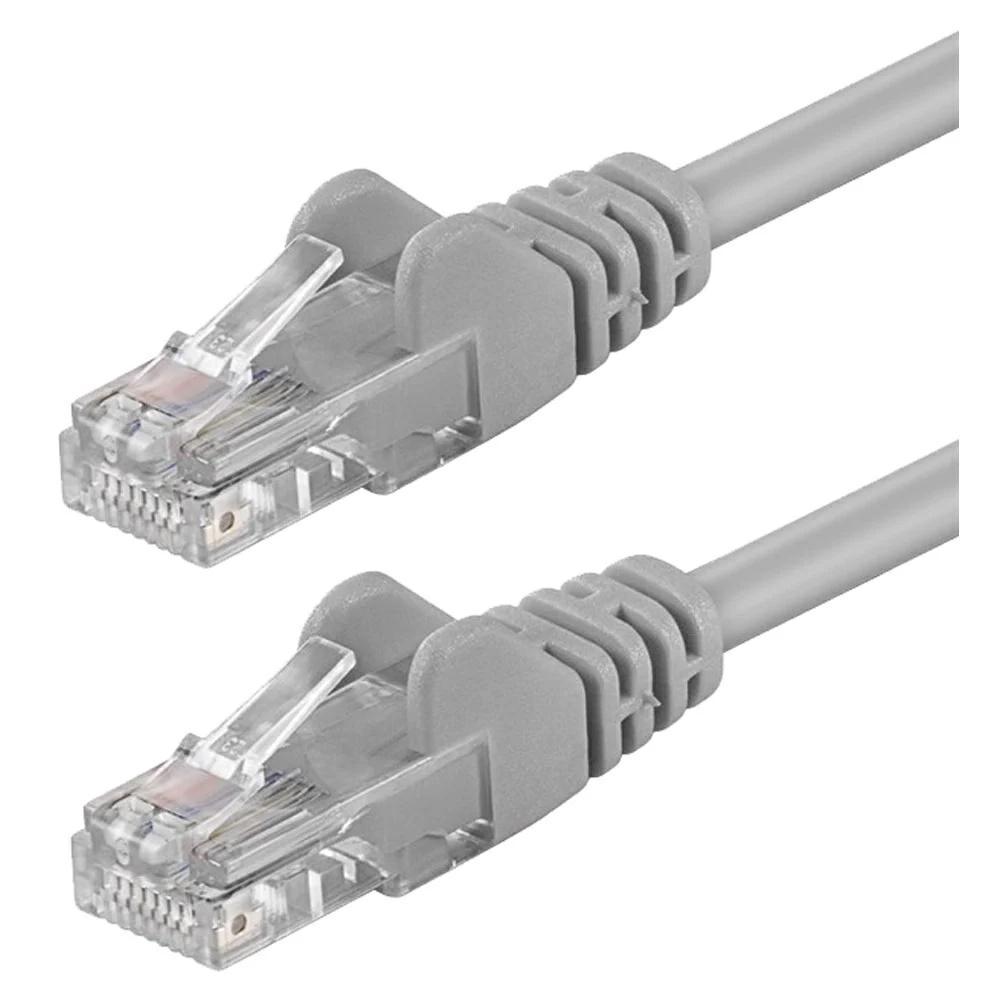 Patch cord hikvision cat.6 u/utp 0.5mt 24awg cu grey 307400625