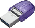 Kingston pen drive 128gb micro duo 3c dual type-a type-c usb 3.0