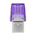 Kingston pen drive 256gb micro duo 3c dual type-a type-c usb3.0