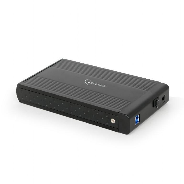 Techmade gembird box 3.5 sata esterno usb 3.0, nero