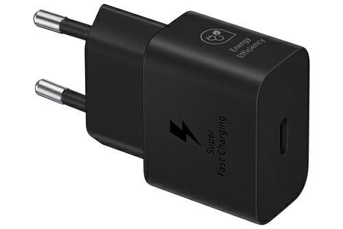 Caricabatteria samsung 25w super fast charge usb type-c black