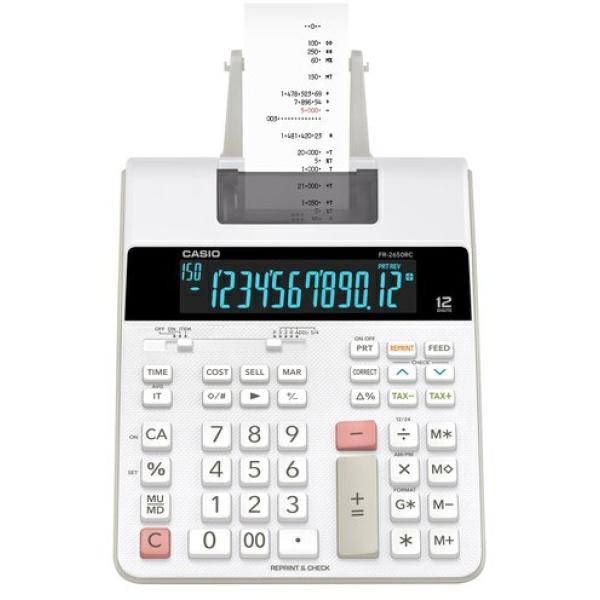 Calcolatrice casio scrivente fr-2650rc