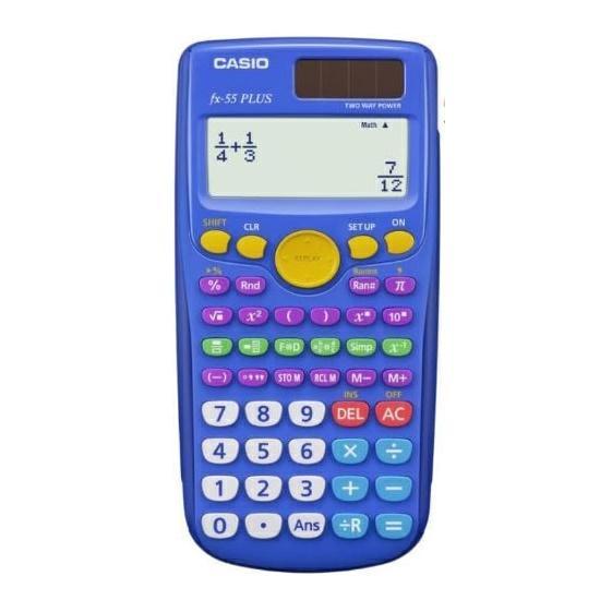 Calcolatrice scientifica casio fx-55 plus