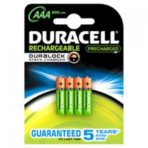 Duracell rechargeable hr03 aaa ministilo mn2400 900mah 4pz