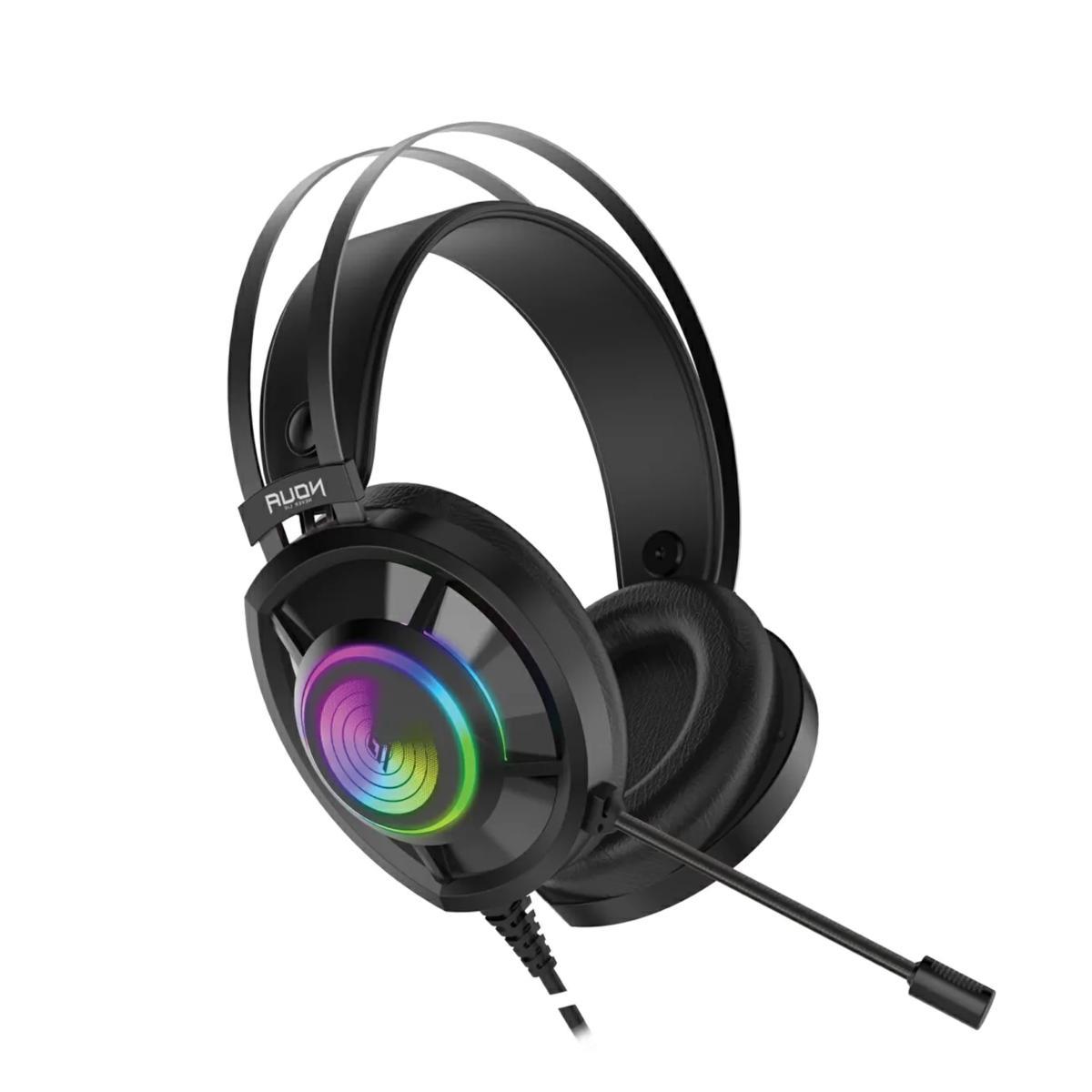 *cuffie gaming noua usbecho rgb + microfono virtual surr. 7.1