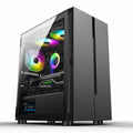 Case gaming mach power 1*fan argb 3*usb acrylic panel