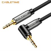 Cavo cabletime 3.5mm jack m to m 90° aux space grey 1,8m