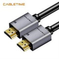 Cavo cabletime hdmi 4k60hz 2.0 gold plated space grey 1m