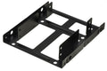 - frame di montaggio per 2 hdd/ssd 2.5" su alloggiamenti 3.5"