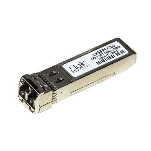 - link modulo minigbic (sfp+) mm lc dup 10gbps 850nm 300mt +ddm