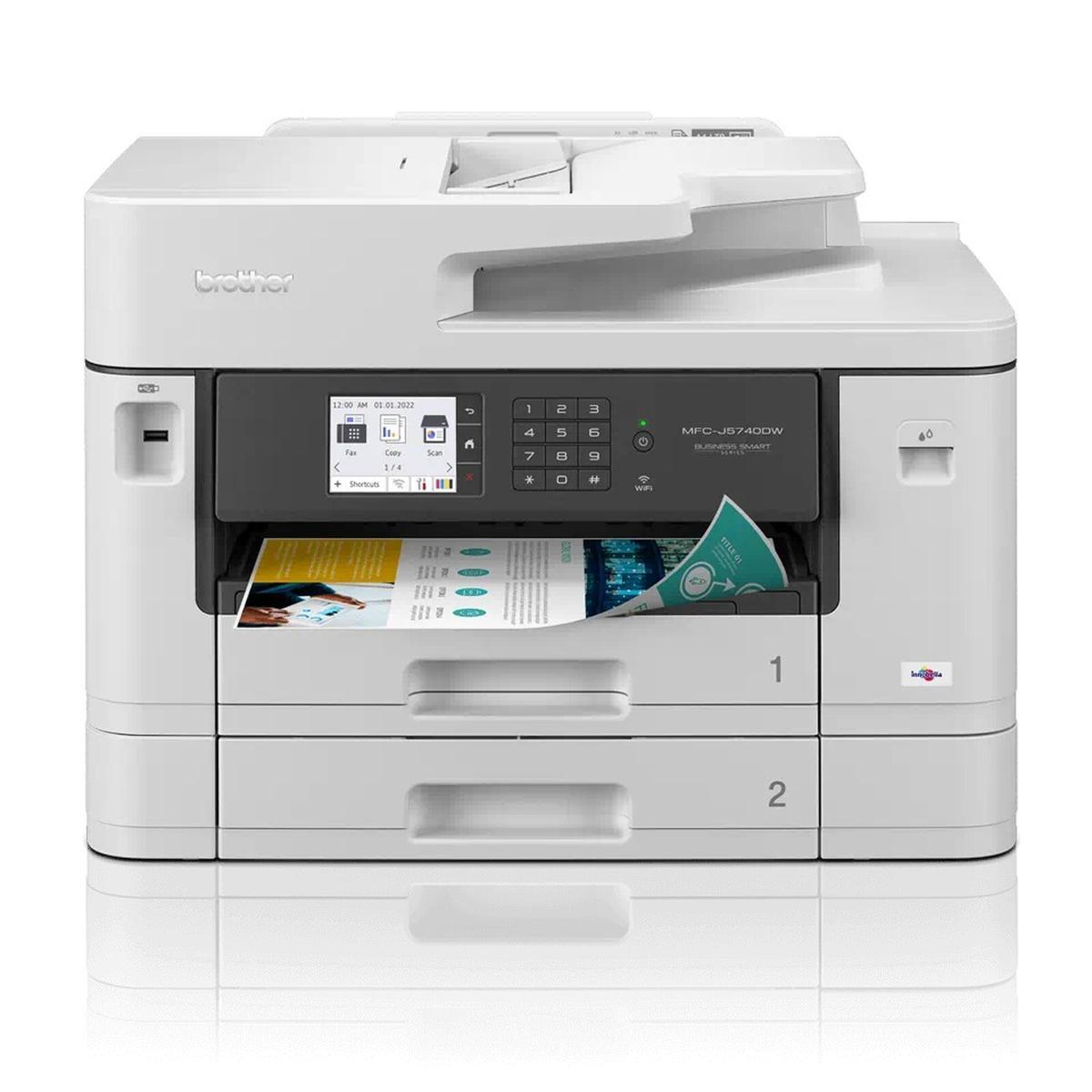 Multifunzione brother inkjet a3 usb lan wifi adf f/r dual cis