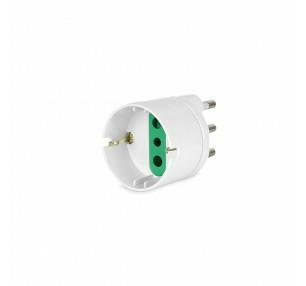 Adattatore spina 16a 2p+t - presa schuko 10a 2p+t
