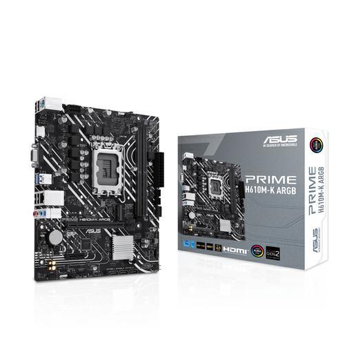 Mb asus prime h610m-k argb gen 2 skt1700 *12/13/14 gen.* ddr5