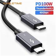 Cavo cabletime da usb-ca usb-c thunderbolt3 40gbps pdw100w 0.5m