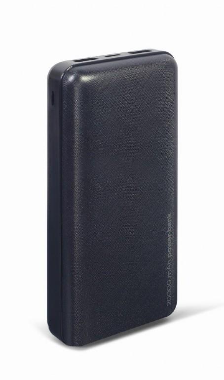 Techmade gembird powerbank 20000 mah, nero