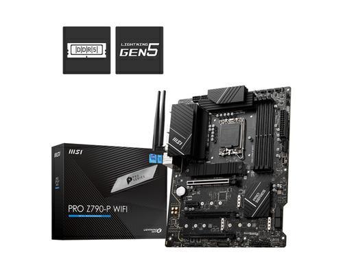Mb msi pro z790-p ddr5 skt1700 *12/13/14 gen.* m.2 wifi 6e bt5.3
