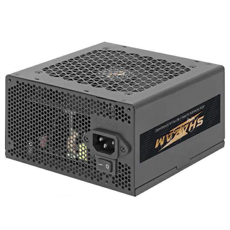 Alimentatore noua shazam 700w atx 80+ white pfc active fan 120mm
