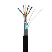 Cavo di rete mach powerf/utp cat6 305m cu 23awg pvc+pe bk outd.