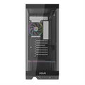 Case noua utopia fk100 total black 0.60mm spcc 3*u3 fan argb gla