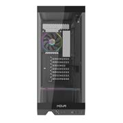 Case noua utopia fk100 total black 0.60mm spcc 3*u3 fan argb gla