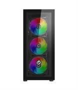 Case nuwo e-atx rodan r601 black mid 0.5mm u3 cs0303pw-r601k347