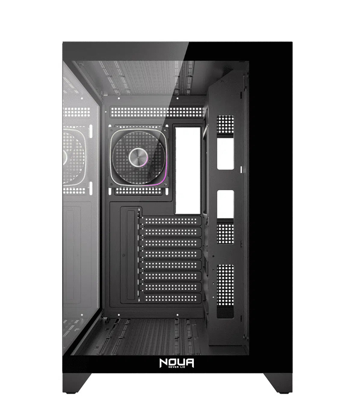 Case noua midi tower vision zk300 nero 2*u3 1*fan argb front+sid
